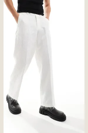 ASOS Smart wide leg trousers in fringe