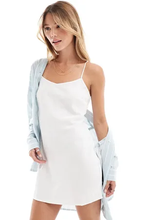 Cotton On Cotton On linen look mini shift dress in