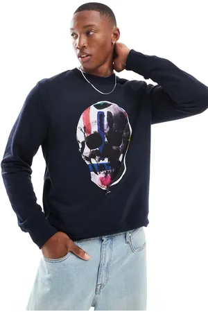 Paul Smith Regualr fit sweatshirt with skull print in