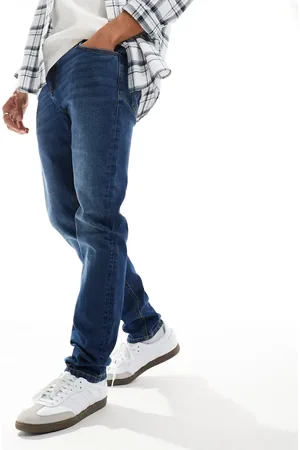 River Island Slim fit jeans in washed medium