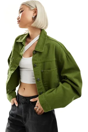 Vans Rayness cropped denim jacket in mid