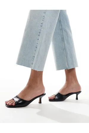 ASOS Hyper kitten heeled mules in
