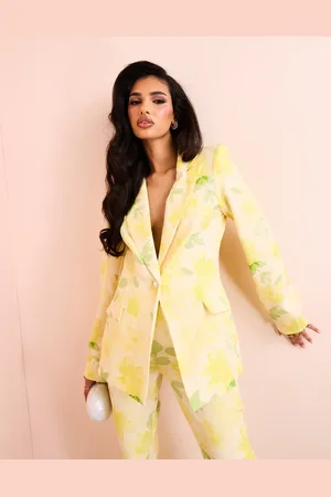 ASOS Single breasted co-ord tailored suit blazer in floral print
