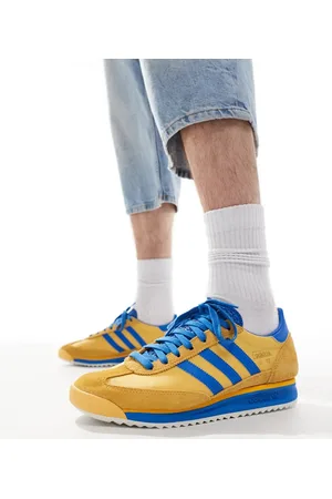 adidas SL 72 RS trainers in yellow and blue