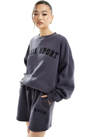 Kaiia Logo sweatshirt co-ord in dark