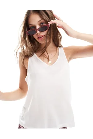 ASOS Soft touch draped vest in