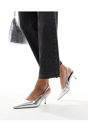 ASOS Shake slingback kitten heels in