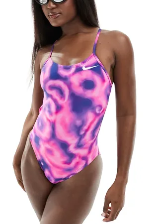 Nike Hydrastrong tight fit performance swimsuit in fierce print