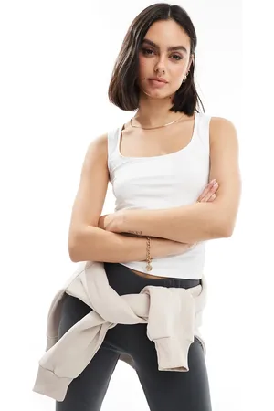 Threadbare Jungle super stretch sleeveless top in