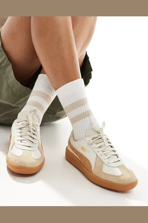 PUMA Army trainers in beige