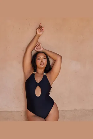 Moda Minx Curve X Bernadette Afia Amour Keyhole swimsuit in