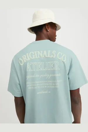JACK & JONES Oversized atalier back print t-shirt in mint