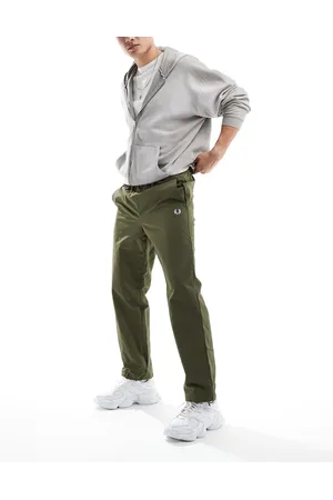 Fred Perry Co-ord shell pants in khaki