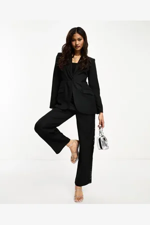 ASOS Co-ord lace insert blazer in