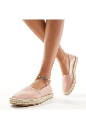 ASOS Joey closed toe espadrilles in pale