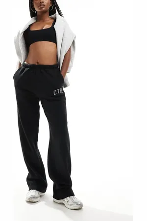 The Couture Club CTRE varsity wide leg joggers in