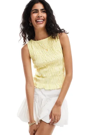 ASOS Shirred tank top in