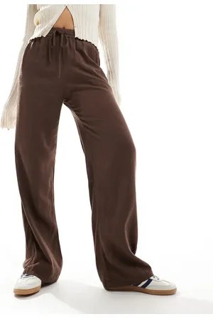 Pull&Bear Pull on textured trousers in