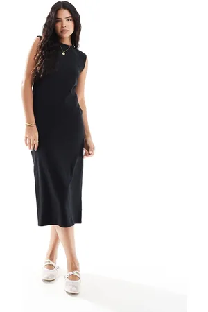 New Look Midi dress with shoulder pads in