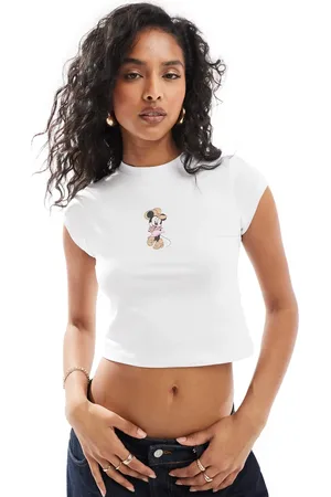 Miss Selfridge Disney western Minnie Mouse baby tee in