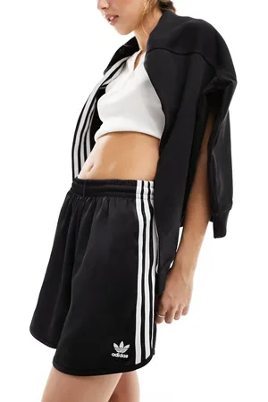 adidas Three stripe sprinter shorts in