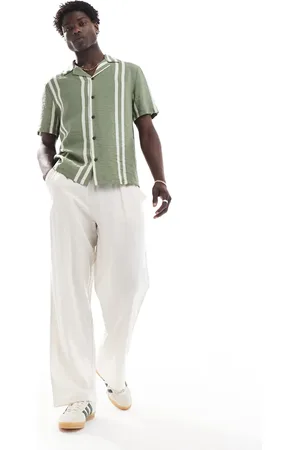 River Island Revere collar shirt in stripe