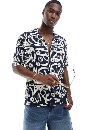 Threadbare Abstract print shirt in