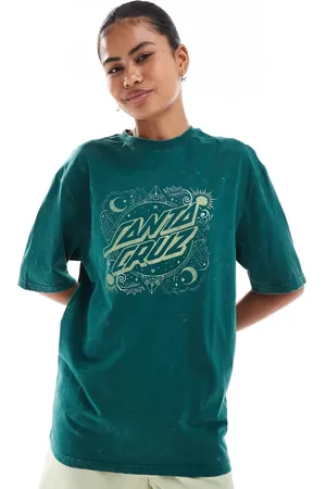 Santa Cruz Oversized ornate logo dot t-shirt in