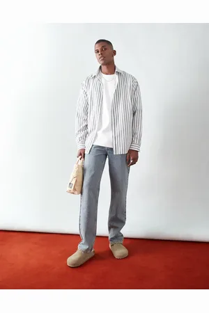 Topman Straight jeans in washed out tinted