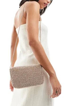 Accessorize Beaded clutch bag in