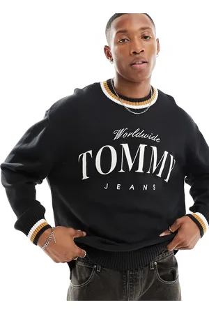 Tommy Hilfiger Relaxed varsity logo sweater in