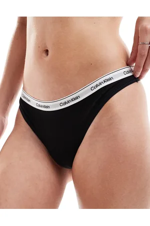 Calvin Klein Modern Logo low rise thong in
