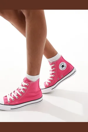 Converse Chuck Taylor All Star Hi trainers in fuchsia