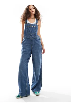 Lee Loose fit dungarees in dark