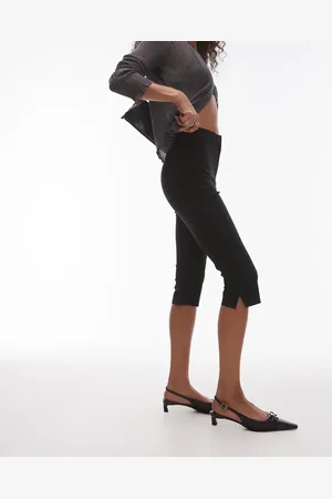Topshop Bengaline capri trouser in