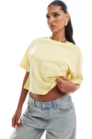 River Island Boxy chopped tee in