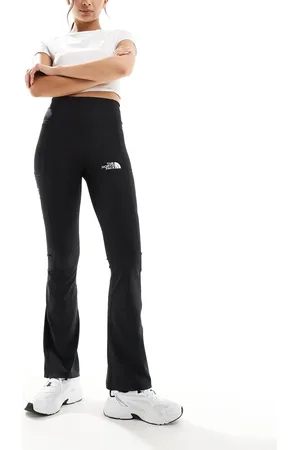 The North Face Logo flared leggings in