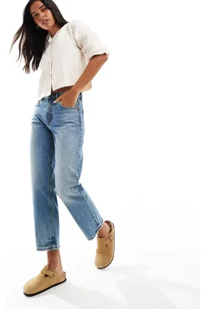 Stradivarius Cropped jean in medium