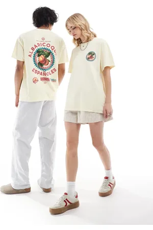 Reclaimed Unisex vintage fruit back print t shirt in