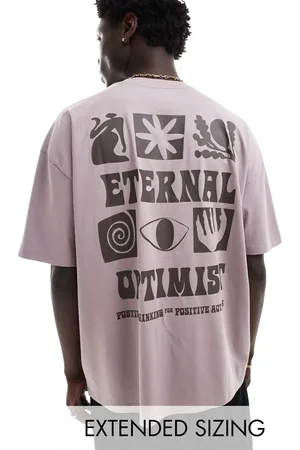ASOS Oversized t-shirt with back print in