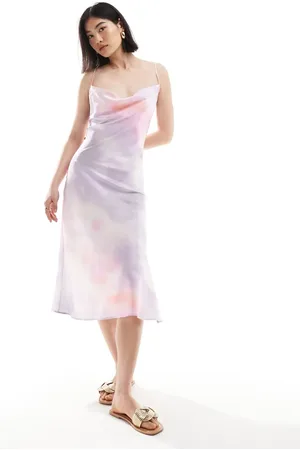 HUGO BOSS Boss cami slip dress in lilac print