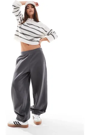Stradivarius STR baggy jogger in slate