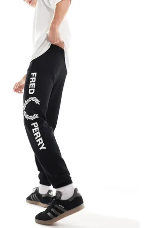 Fred Perry Graphic branded joggers in