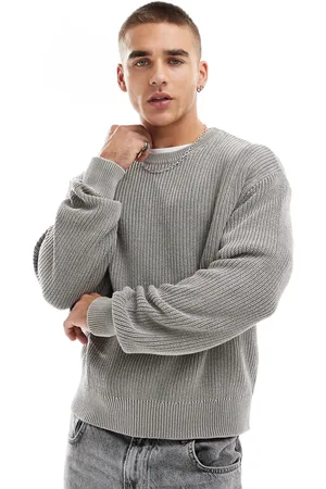 Bershka Ribbed knitted jumper in