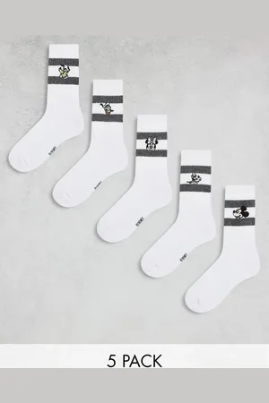ASOS 5 pack Disney Mickey & Friends embroidery sock in