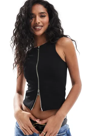 Stradivarius Zip through top in