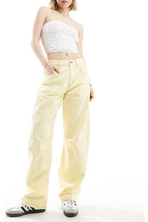 ASOS Denim barrel jean in buttermilk