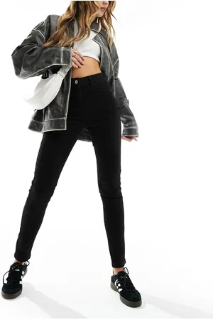 COLLUSION High rise skinny jeans in