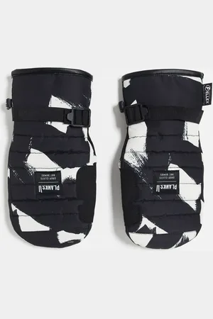 Planks Bro-down insulated unisex mittens in brush bone
