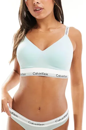 Calvin Klein Fuller bust modern cotton light lined bralette in light
